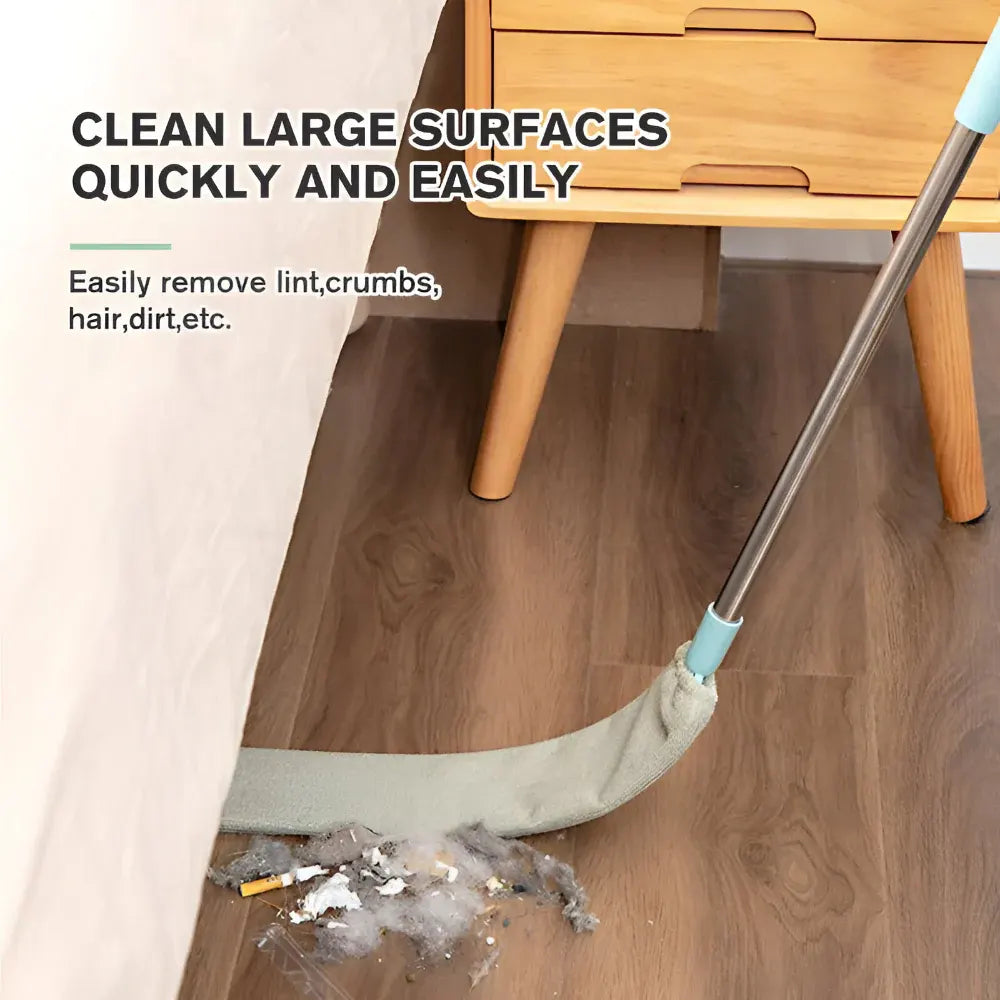 Retractable Flat Microfiber Brush Mop for Gap and Crevice Cleaning