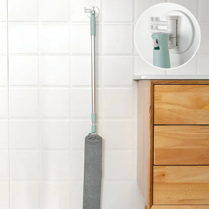 Retractable Flat Microfiber Brush Mop for Gap and Crevice Cleaning