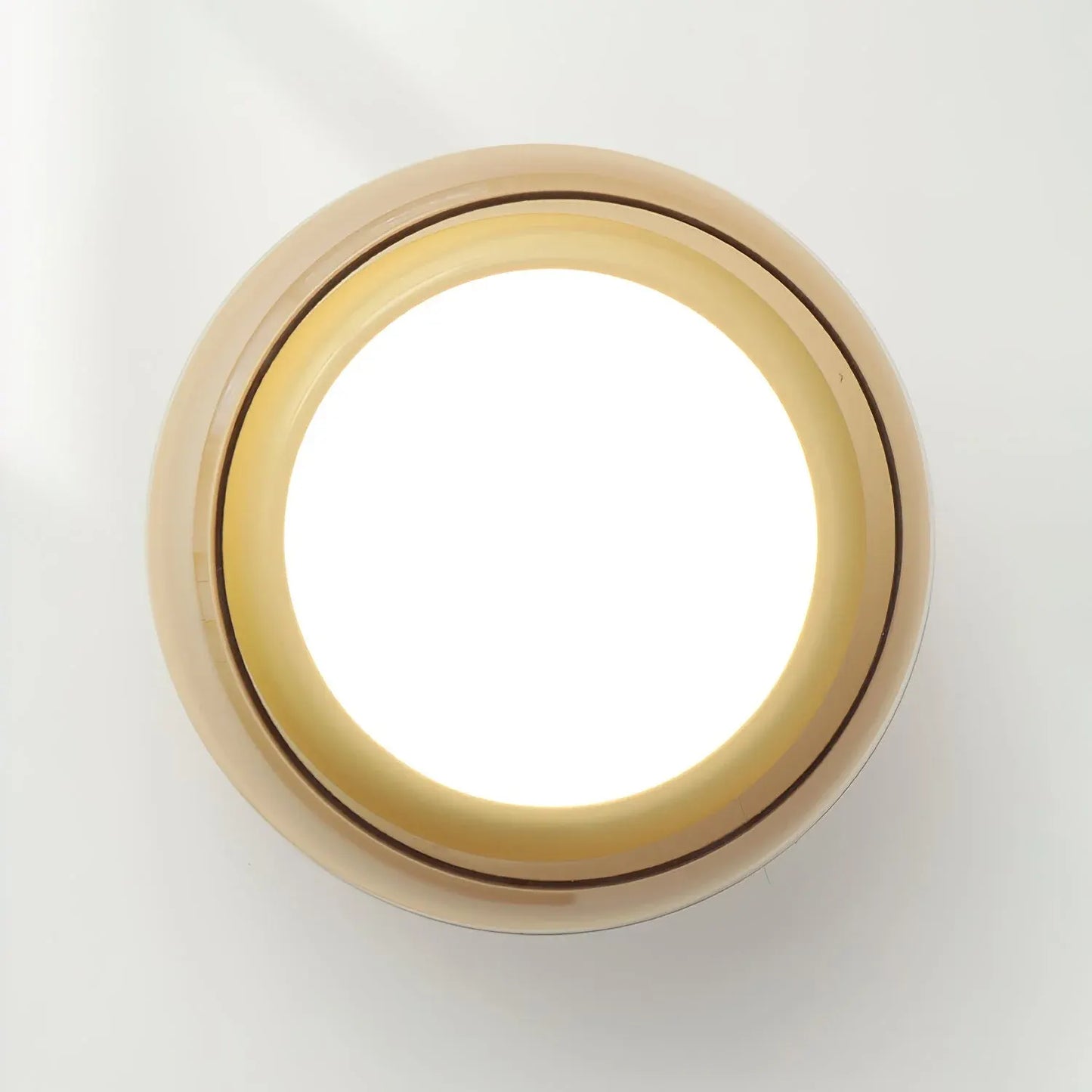 Retro Glass LED Flush Mount Ceiling Fixture for Indoor Lighting