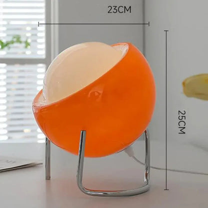 Retro Nordic Bauhaus Glass Table Lamp with Modern Design