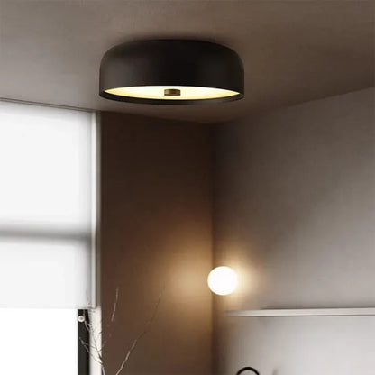Retro Nordic Flush Mount LED Ceiling Lamp, Minimalist Design