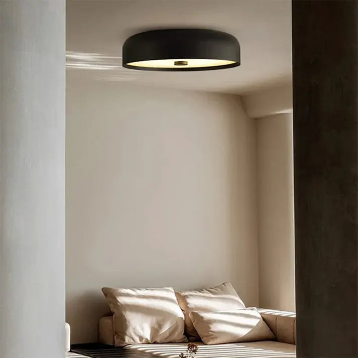 Retro Nordic Flush Mount LED Ceiling Lamp, Minimalist Design