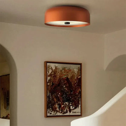 Retro Nordic Flush Mount LED Ceiling Lamp, Minimalist Design