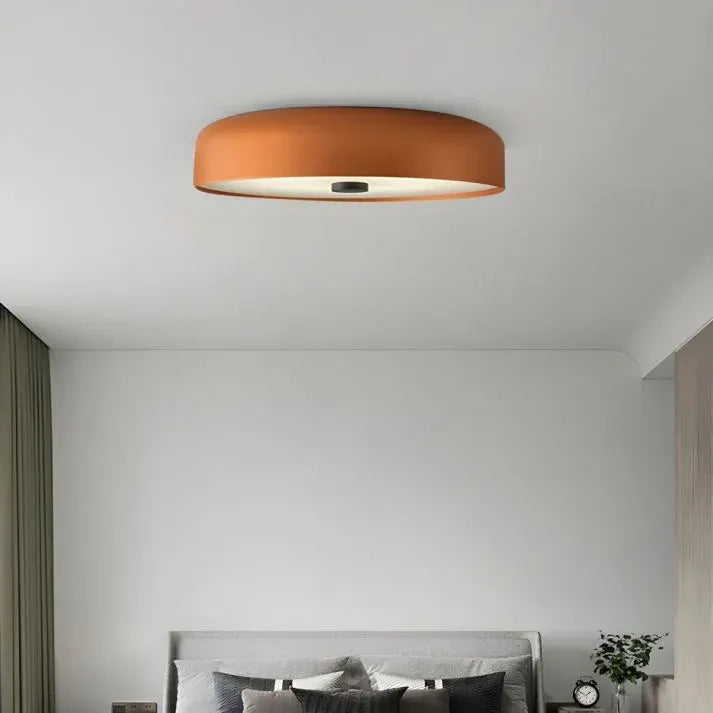 Retro Nordic Flush Mount LED Ceiling Lamp, Minimalist Design