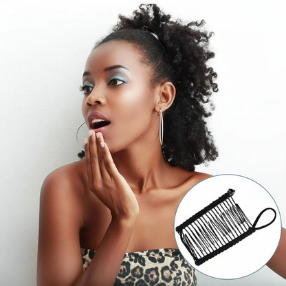 Retro-Style Hair Clip for Thick, Voluminous Hair