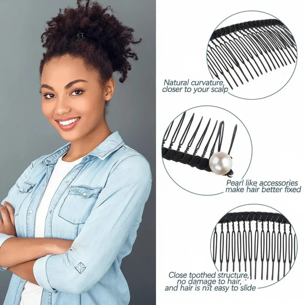 Retro-Style Hair Clip for Thick, Voluminous Hair