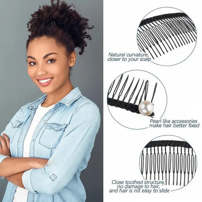 Retro-Style Hair Clip for Thick, Voluminous Hair
