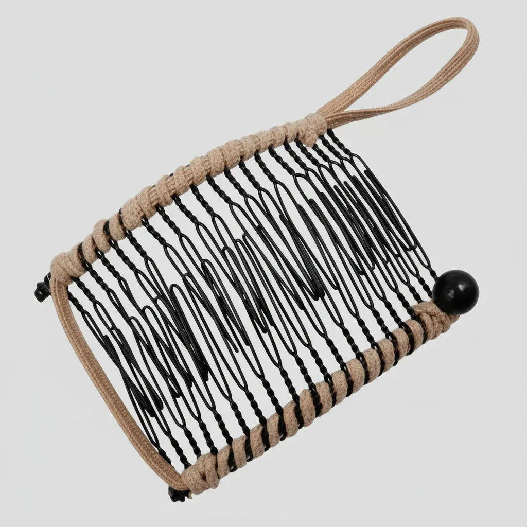 Retro-Style Hair Clip for Thick, Voluminous Hair