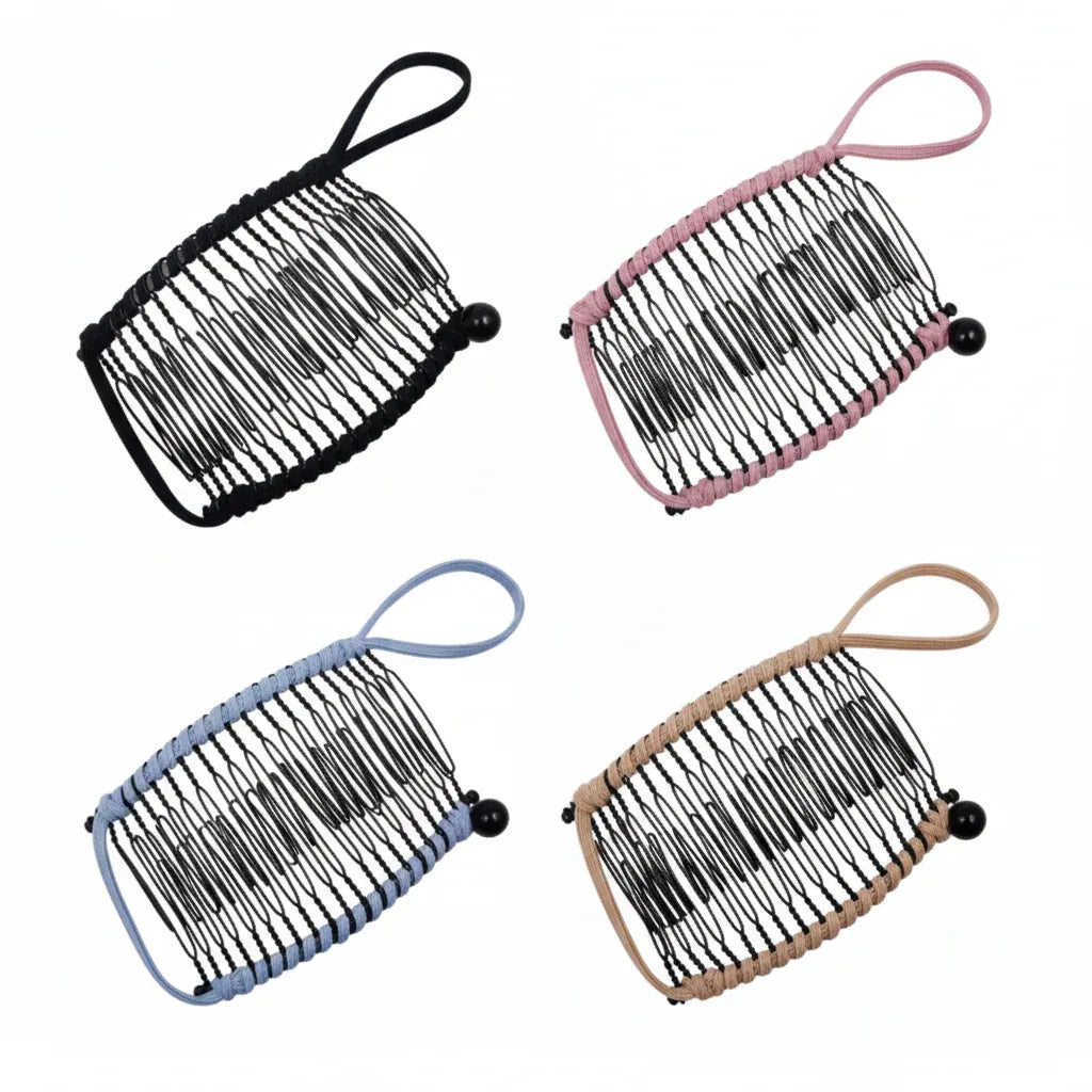 Retro-Style Hair Clip for Thick, Voluminous Hair