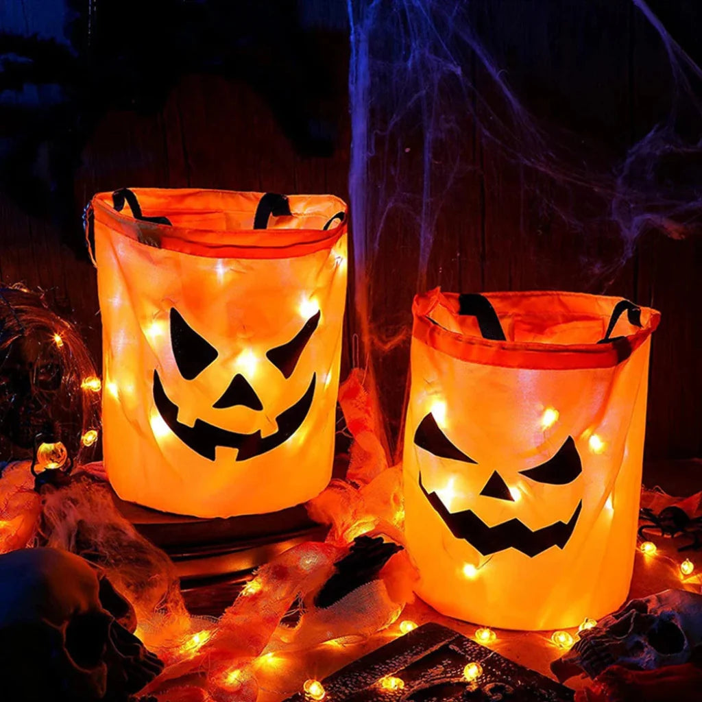 Reusable Multipurpose LED Light-Up Bag for Halloween Costumes