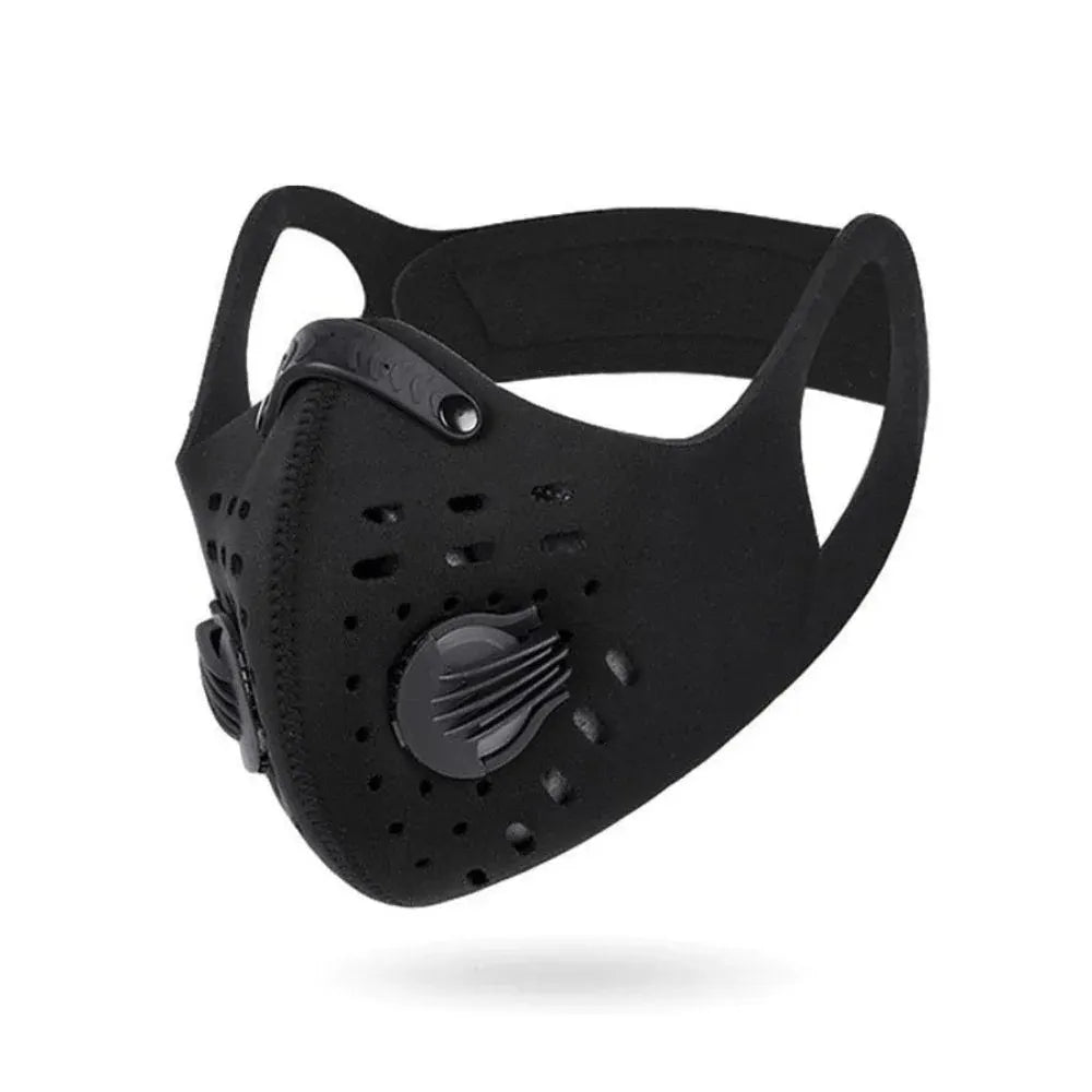 Reusable Outdoor Face Mask with Active Ventilation Filter Protection