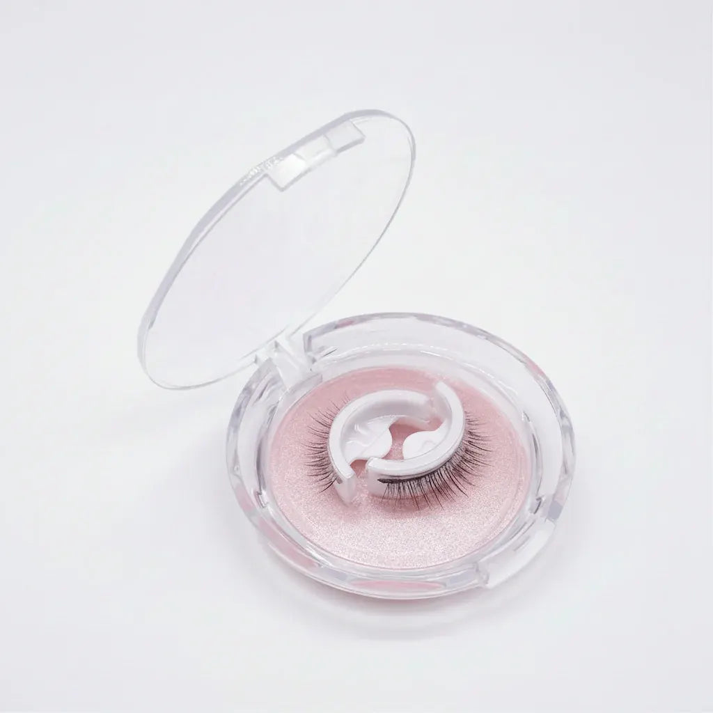 Reusable Self-Adhesive False Eyelashes with Natural Look, Washable