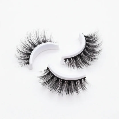 Reusable Self-Adhesive False Eyelashes with Natural Look, Washable