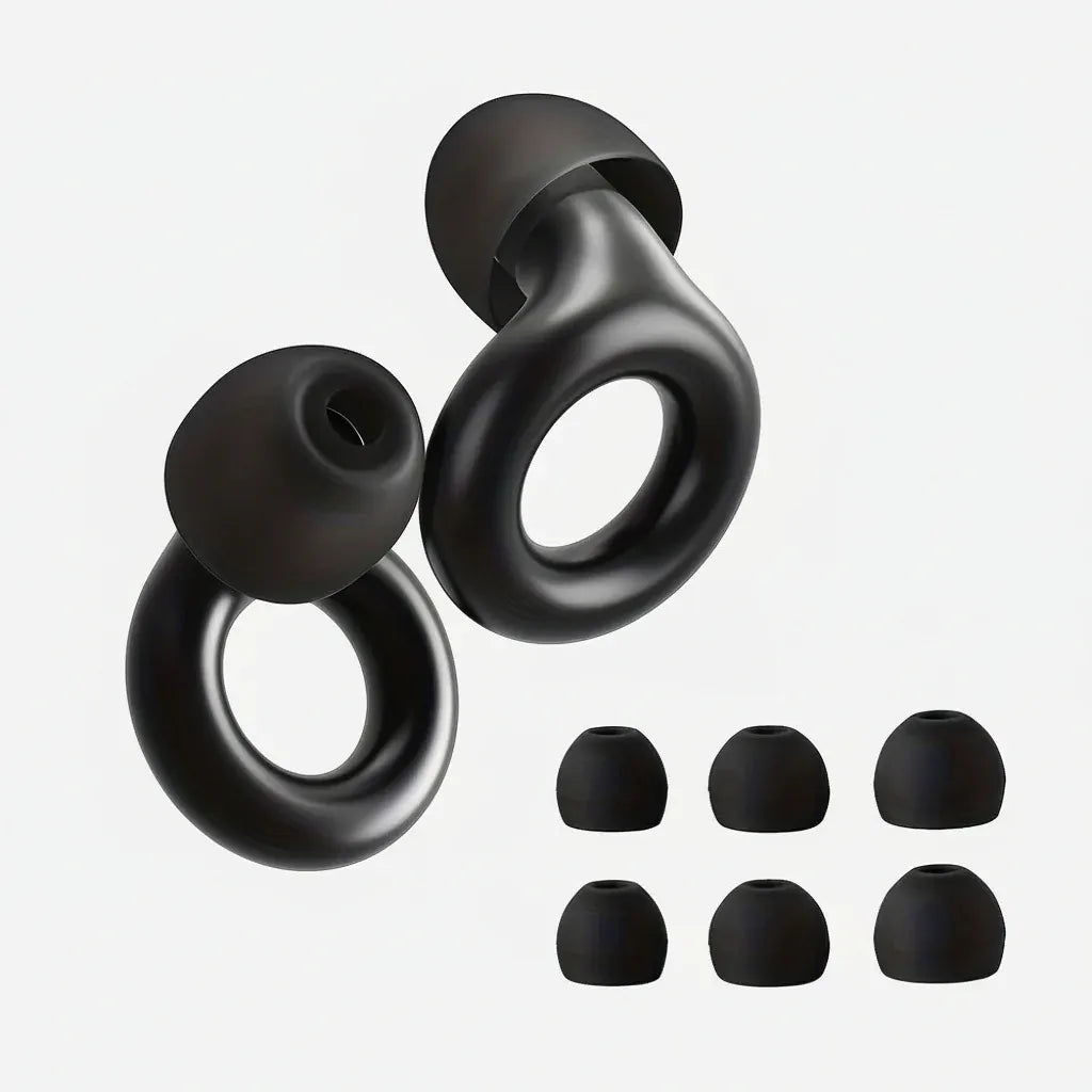 Reusable Silicone Sleep Earplugs with Noise Reduction