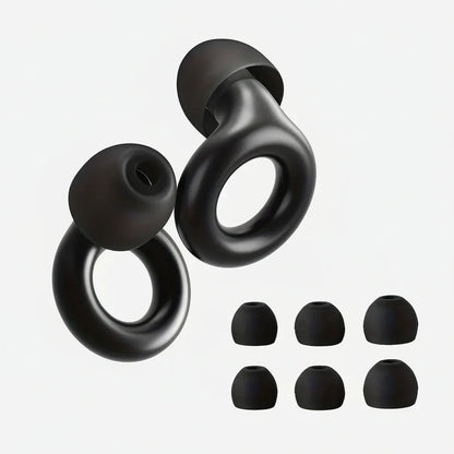 Reusable Silicone Sleep Earplugs with Noise Reduction