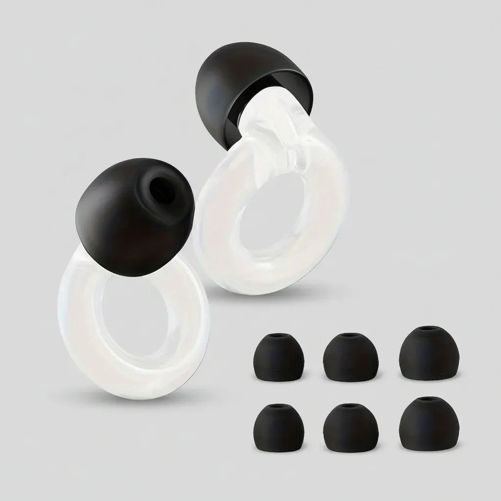 Reusable Silicone Sleep Earplugs with Noise Reduction