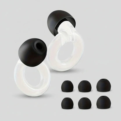 Reusable Silicone Sleep Earplugs with Noise Reduction