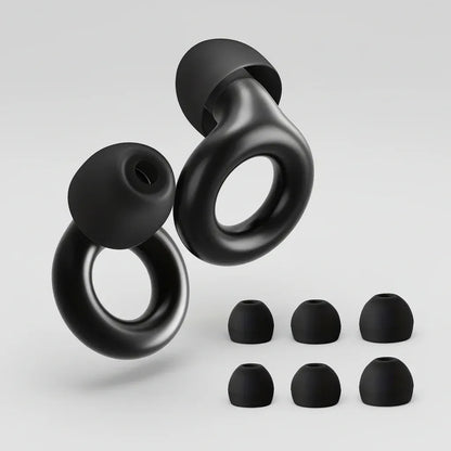 Reusable Silicone Sleep Earplugs with Noise Reduction