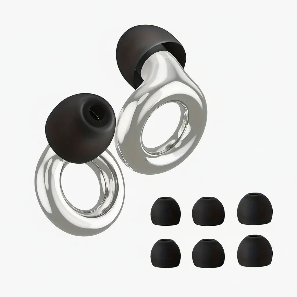 Reusable Silicone Sleep Earplugs with Noise Reduction