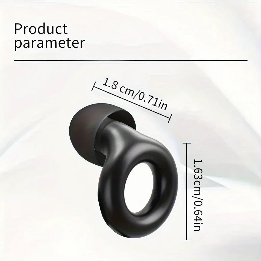 Reusable Silicone Sleep Earplugs with Noise Reduction