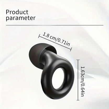 Reusable Silicone Sleep Earplugs with Noise Reduction
