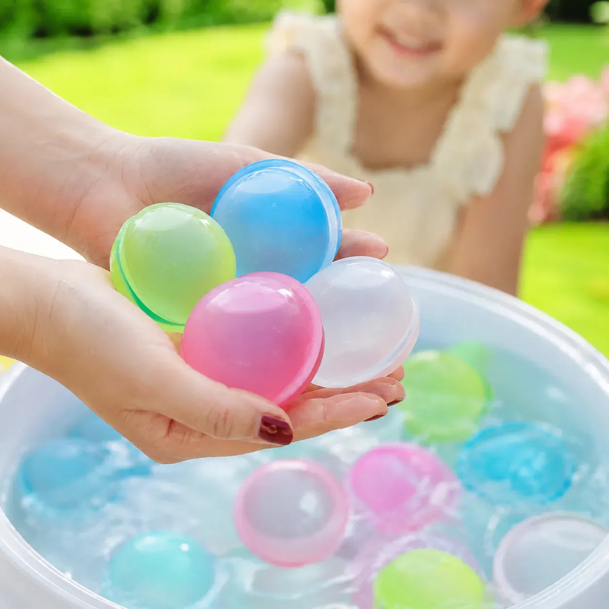 Reusable Water Balloons for Outdoor Summer Play & Splash Games