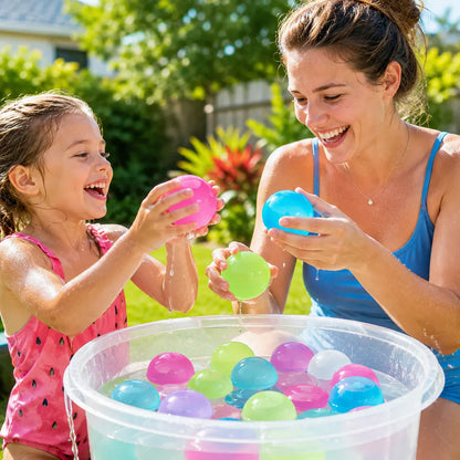 Reusable Water Balloons for Outdoor Summer Play & Splash Games