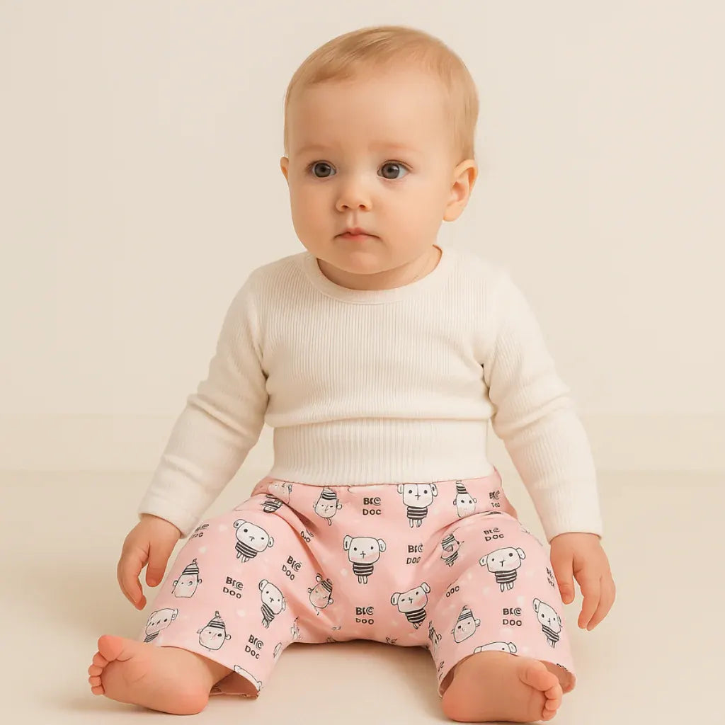 Reusable Waterproof Cotton Baby Potty Training Underwear