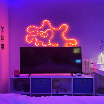 RGB Neon Rope Light Strip with App and Remote Control for Accent Lighting