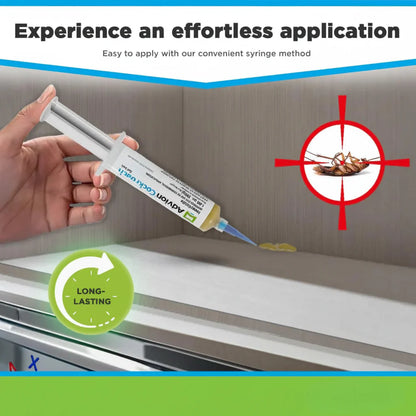 Roach Killer Gel Bait Syringe for Indoor Pest Elimination