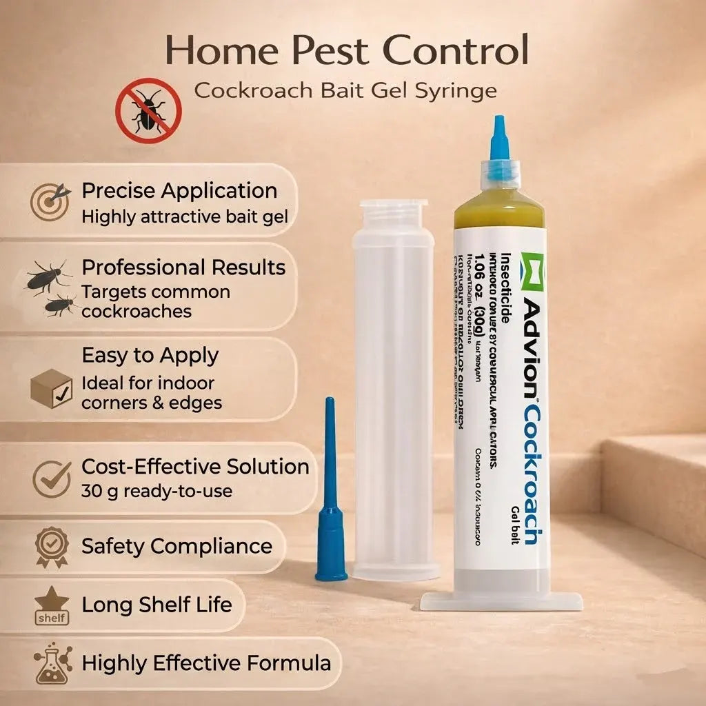 Roach Killer Gel Bait Syringe for Indoor Pest Elimination