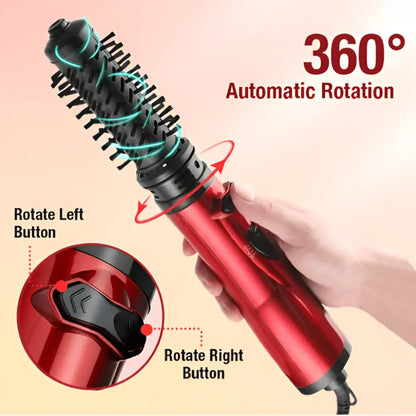 Rotating Hot Air Styling Brush Dryer Tool Set