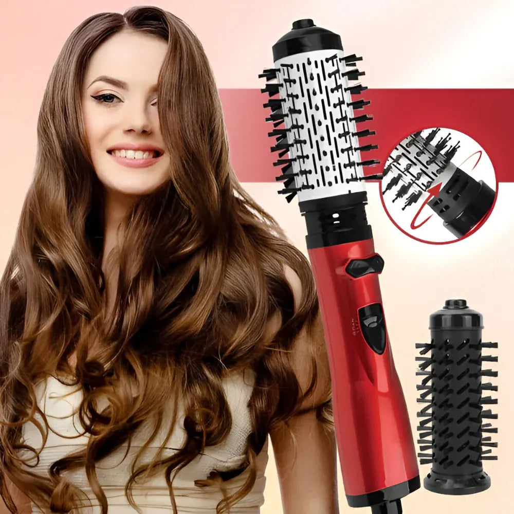 Rotating Hot Air Styling Brush Dryer Tool Set