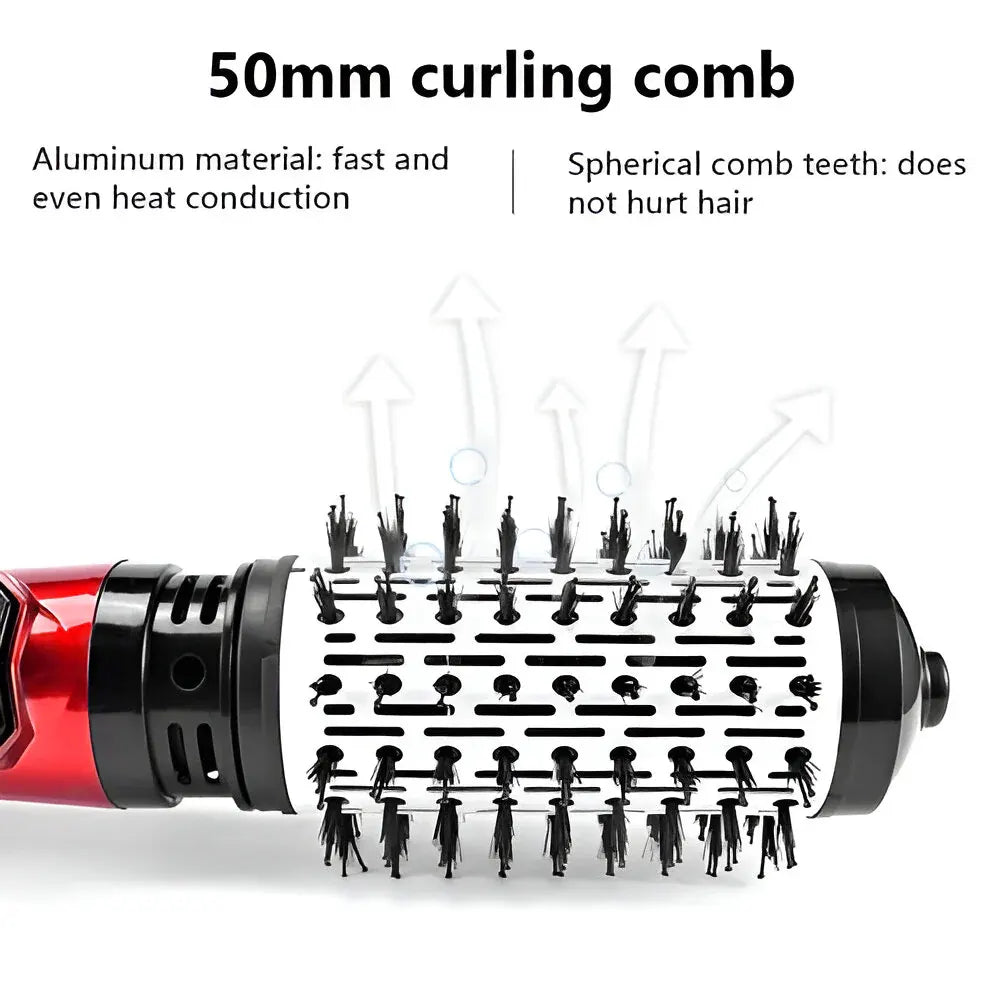 Rotating Hot Air Styling Brush Dryer Tool Set