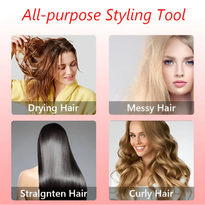 Rotating Hot Air Styling Brush Dryer Tool Set