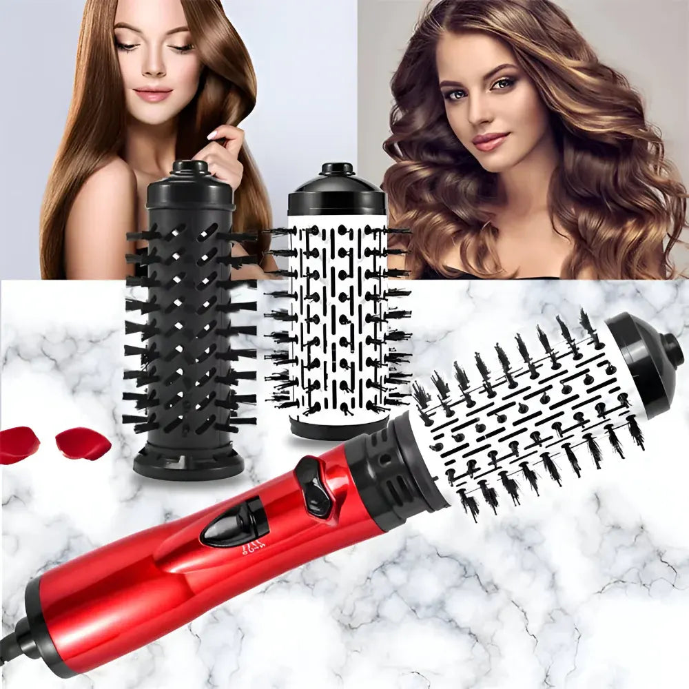 Rotating Hot Air Styling Brush Dryer Tool Set