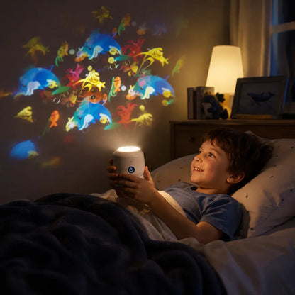 Rotating Ocean Wave Room Projector Night Lamp