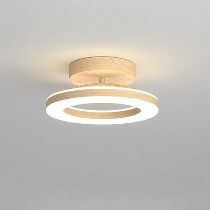 Round Acrylic LED Flush Mount Light for Hallways & Entryways