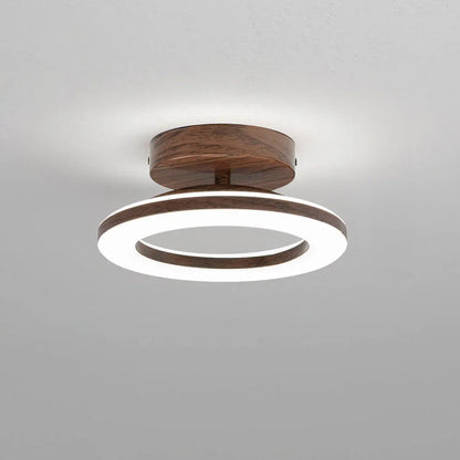 Round Acrylic LED Flush Mount Light for Hallways & Entryways