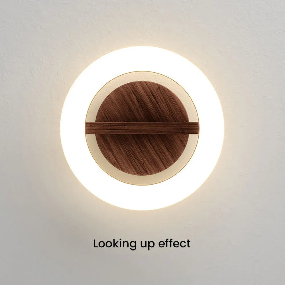 Round Acrylic LED Flush Mount Light for Hallways & Entryways