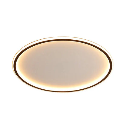 Round Disc LED Flush Mount Ceiling Lamp | Modern Nordic Design