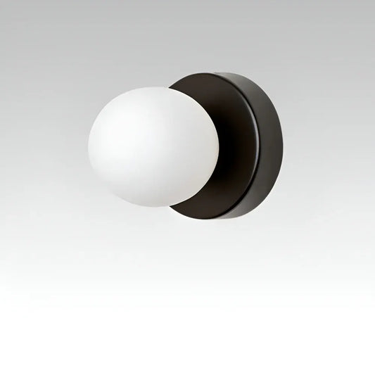 Round Glass Globe Indoor Wall Sconce Mounted Lamp