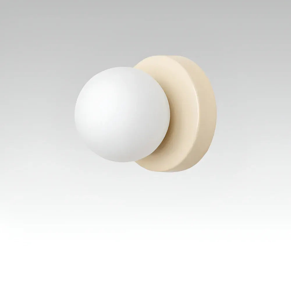 Round Glass Globe Indoor Wall Sconce Mounted Lamp