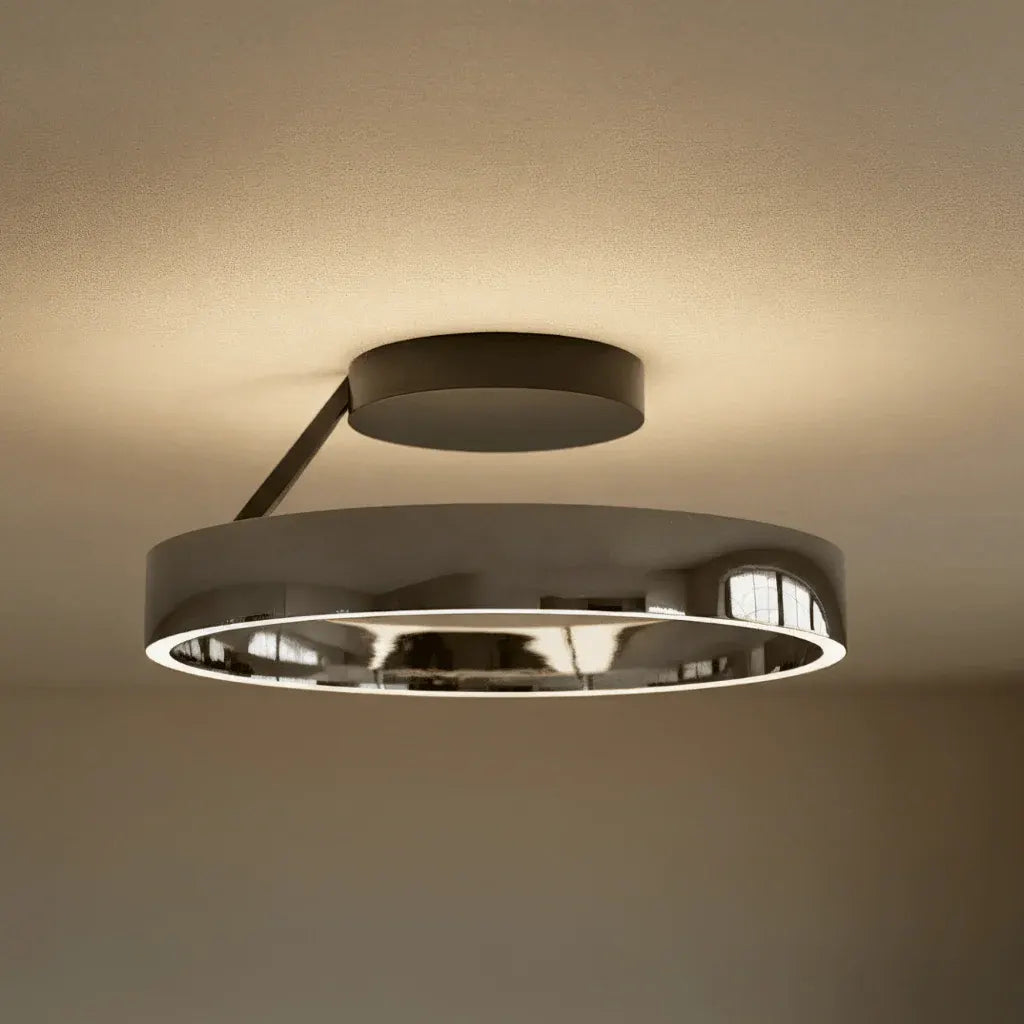 Round LED Flush Mount Ceiling Light Fixture