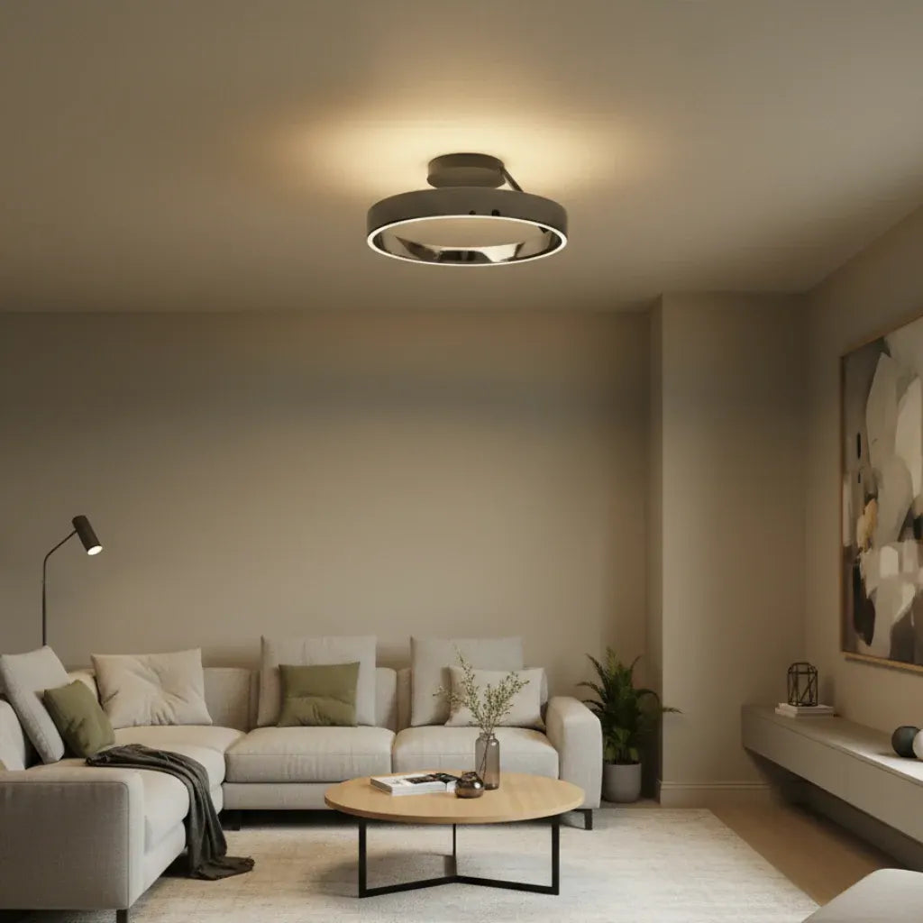 Round LED Flush Mount Ceiling Light Fixture