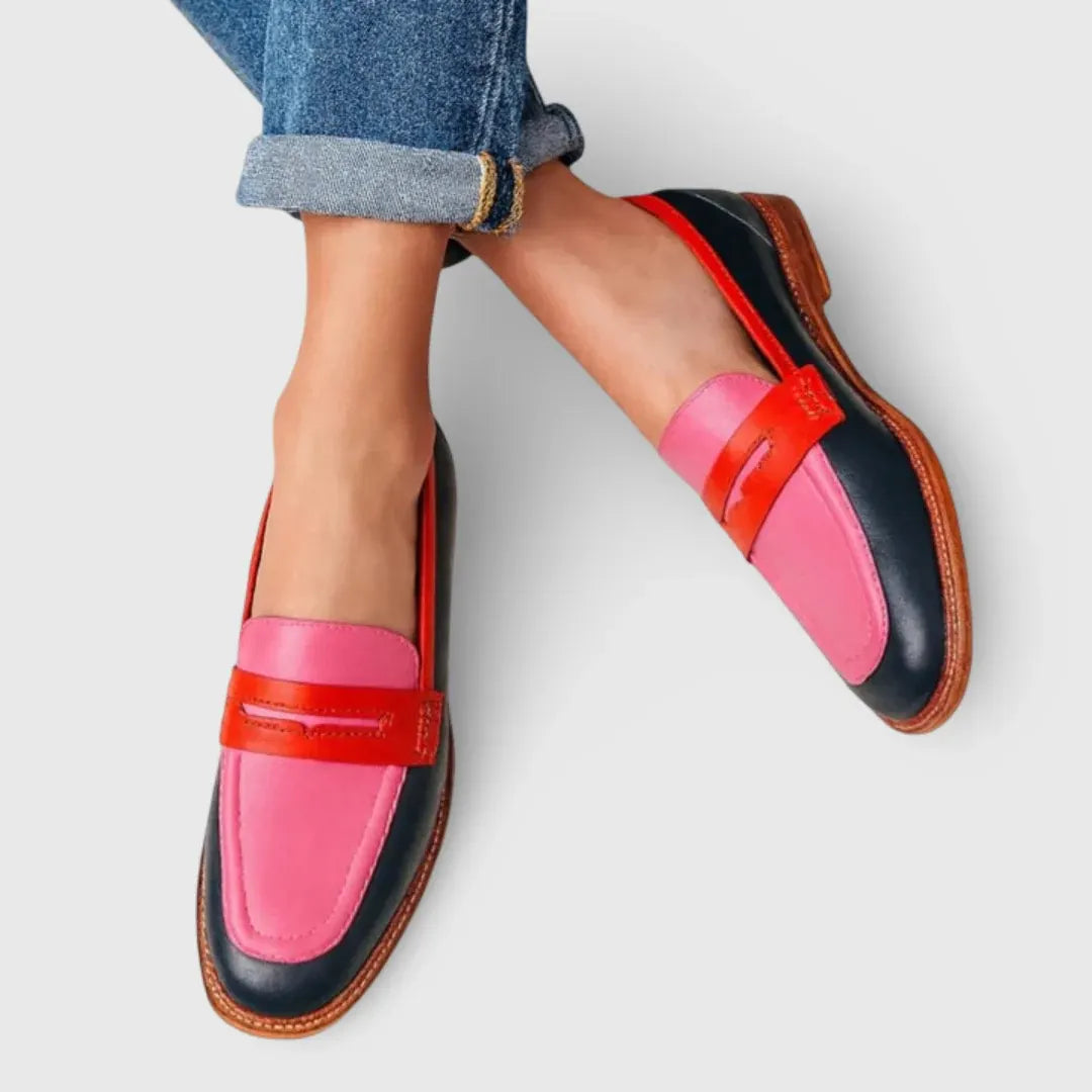 Round Toe Slip-On Casual Loafers for Women