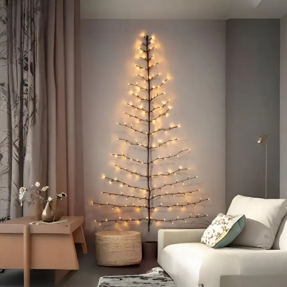 Rustic Branch Tree LED Wall Art Accent Light