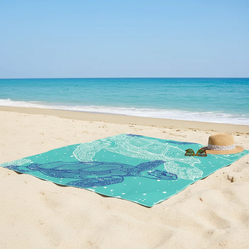 Sand-Resistant Outdoor Blanket for Beach Travel & Picnics