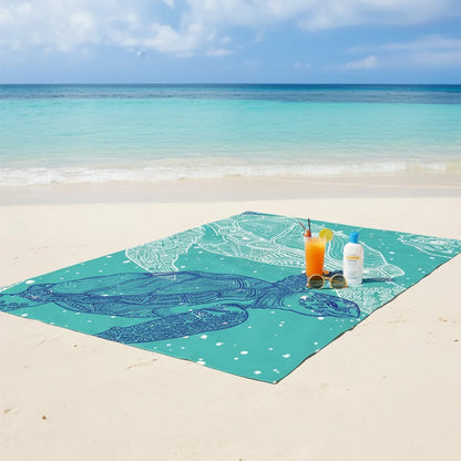 Sand-Resistant Outdoor Blanket for Beach Travel & Picnics