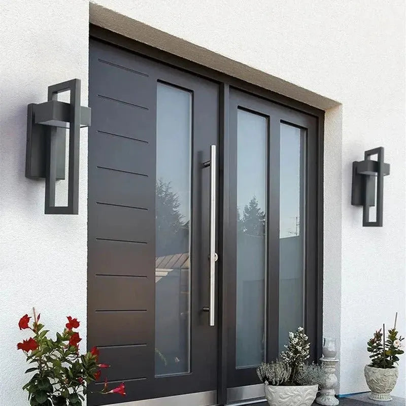 Scandinavian Aluminum LED Outdoor Wall Sconce with Modern Design